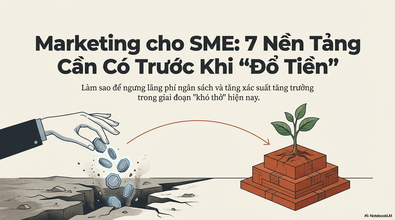 Marketing cho SME: 7 thứ cần có trước khi “đổ tiền”