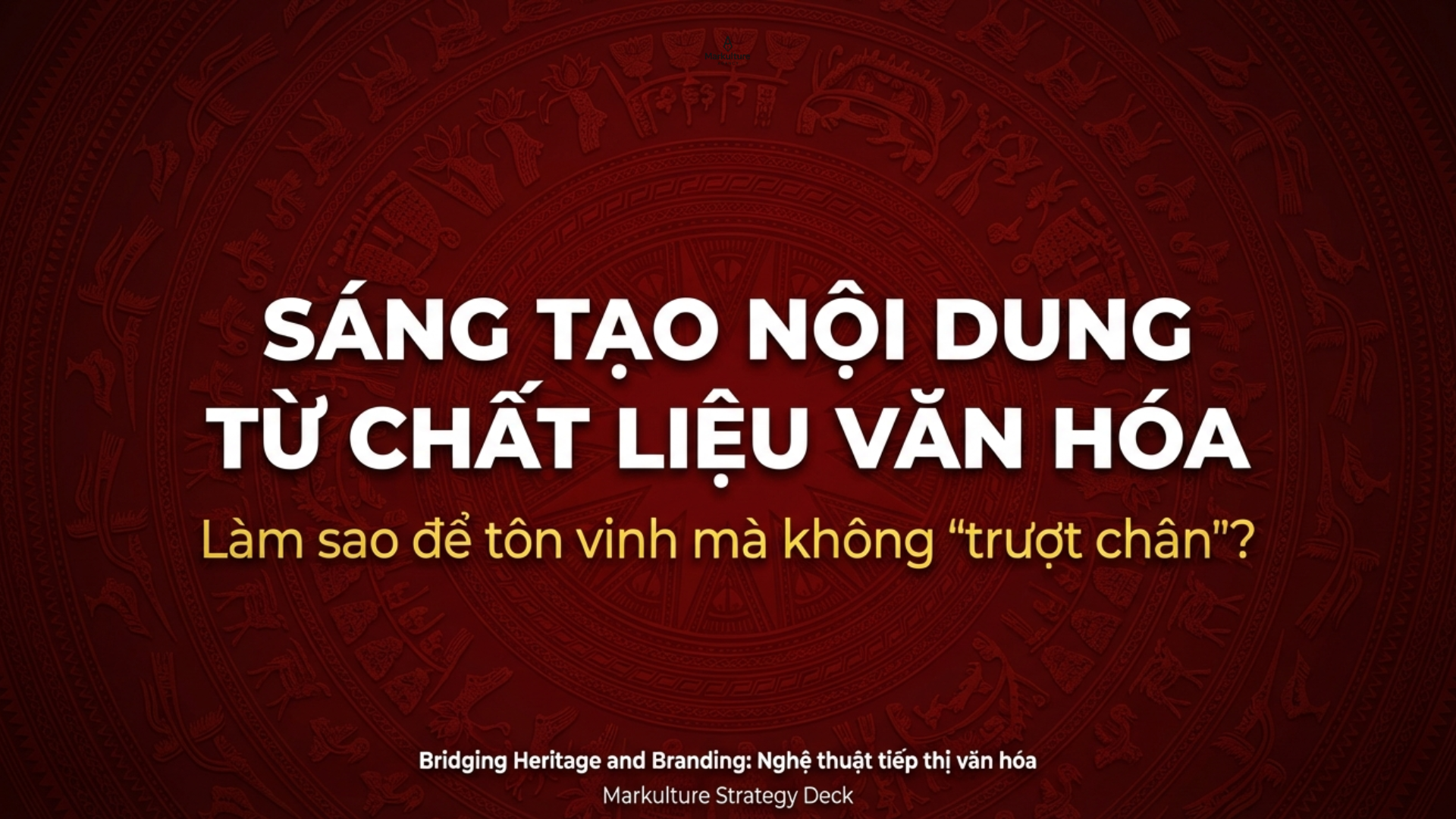 Sáng tạo từ chất liệu văn hóa: Sự tôn vinh hay thảm họa?